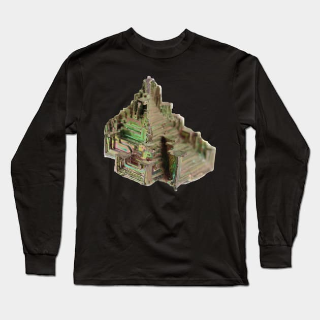 Bismuth Mineral Sample Long Sleeve T-Shirt by seekingcerulean
